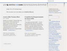 Tablet Screenshot of materiaobscura.com.br